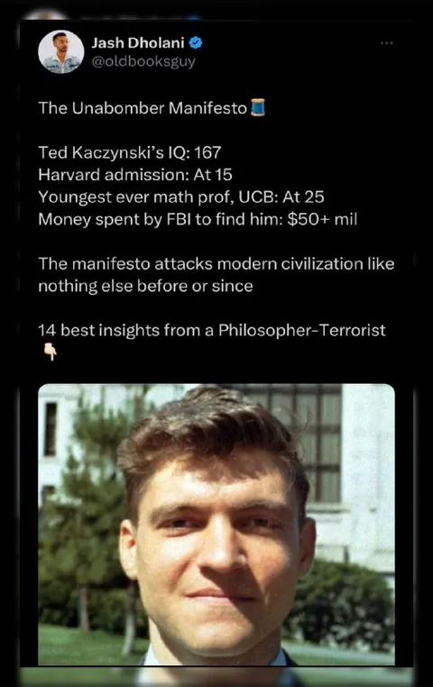 Unabomber Manifesto Insights