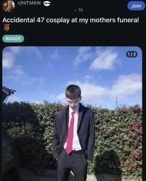 Accidental Funeral Cosplay
