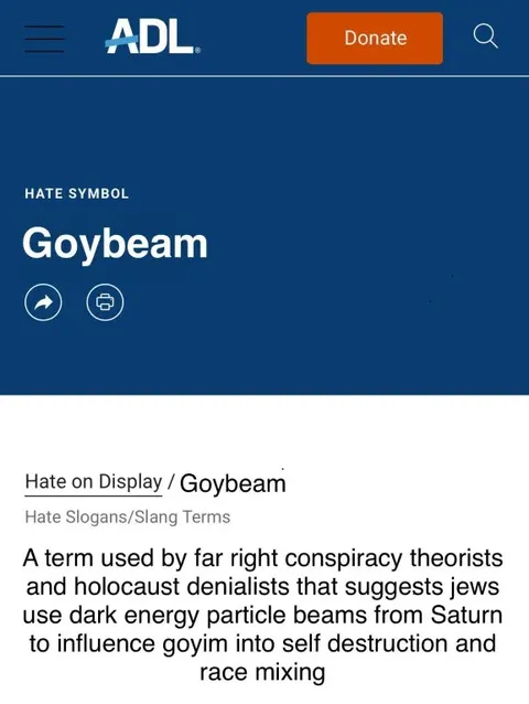 Goybeam Hate Symbol Definition