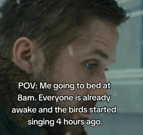 Going to Bed at 8 AM