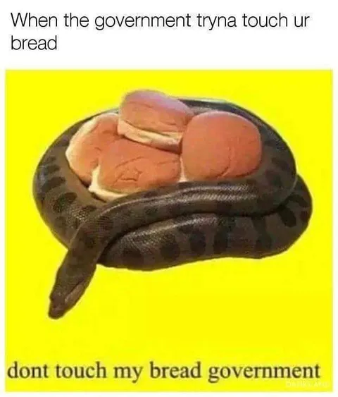 Government Touches My Bread