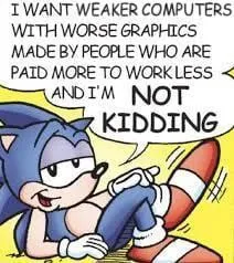 Weaker Computers Worse Graphics