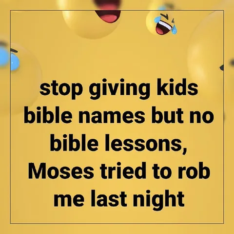 Moses Tried to Rob Me