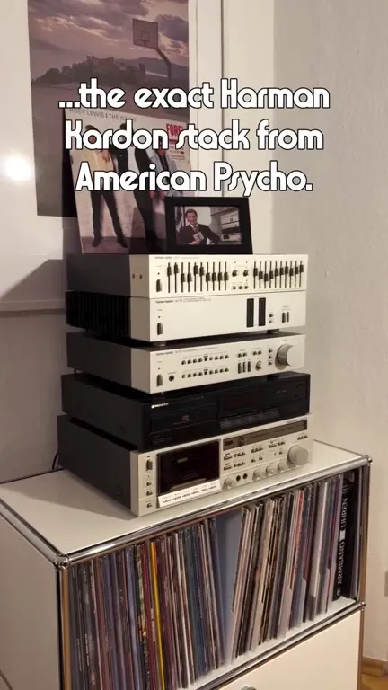 Patrick Bateman Hi-Fi Shrine