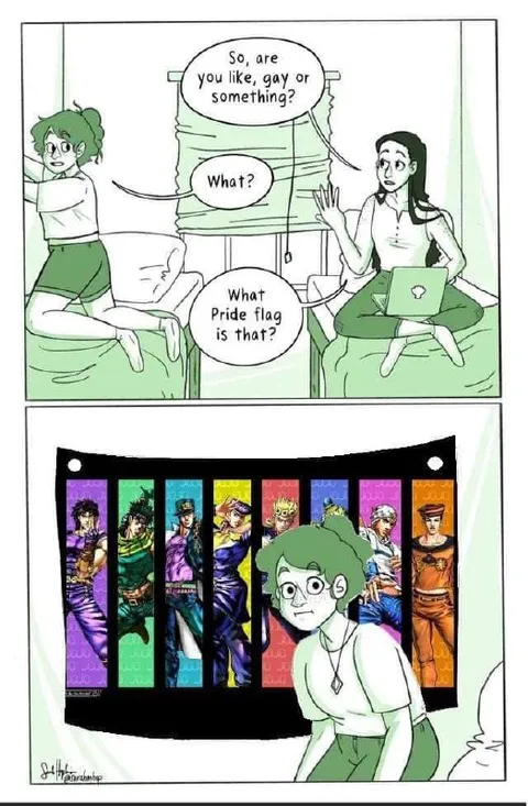 The Pride Flag Is JoJo