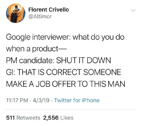 Shut It Down Interview Answer