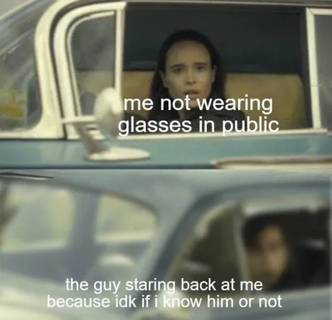 Not Wearing Glasses in Public