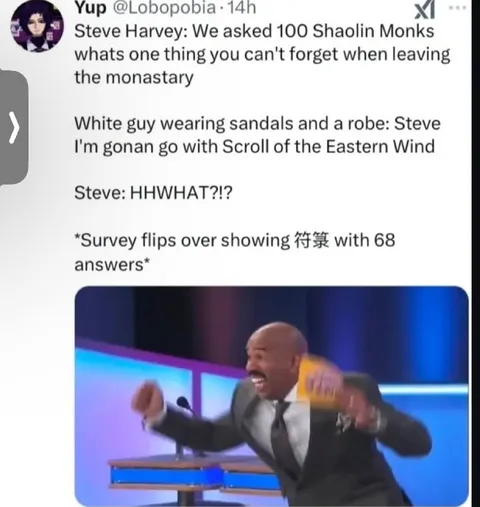 Steve Harvey Scroll of the Eastern Wind
