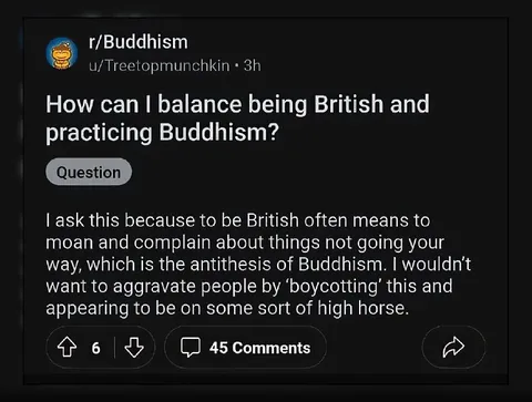 British Buddhist Complaints