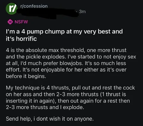 Four-Pump Confession