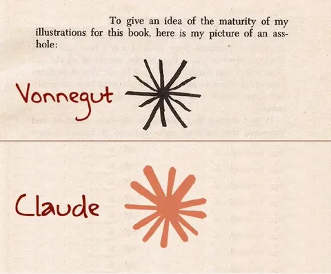 Vonnegut and Claude Draw Ass-Holes