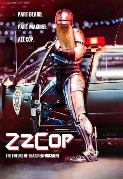 ZZ Cop Beard Enforcement