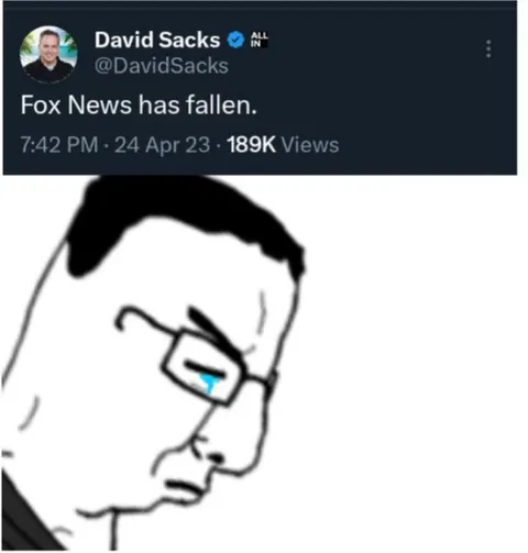 Fox News Has Fallen Crying Wojak