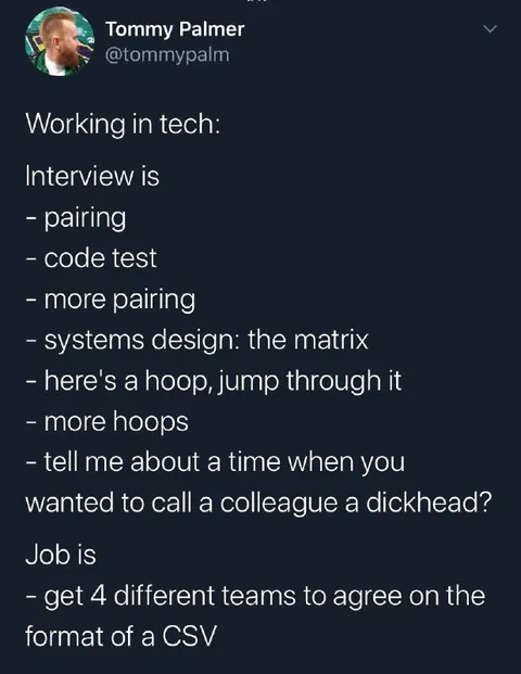 Working in Tech Interview