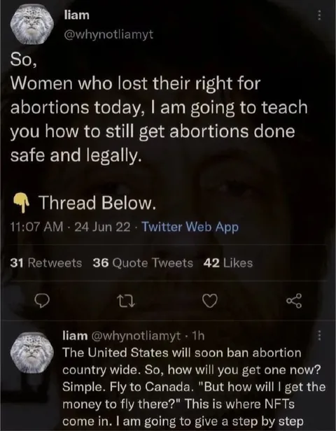NFTs Will Fund Abortions