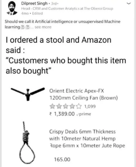 Stool Amazon Recommendation Gone Wrong
