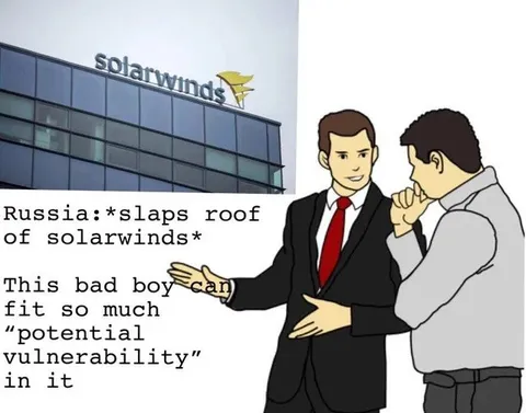 Russia Slaps SolarWinds Roof