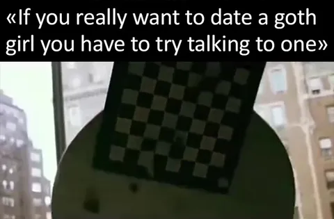 Talking to a Goth Girl