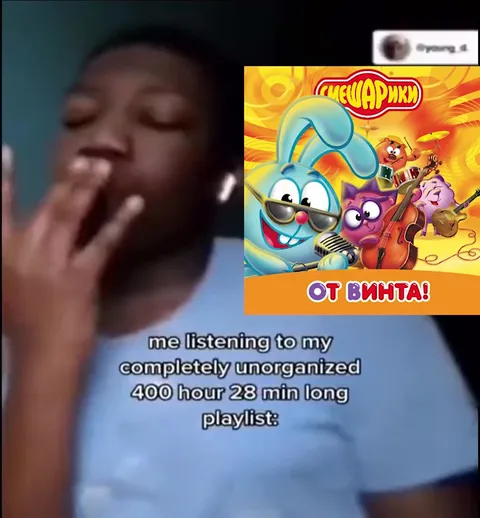 Listening to a Chaotic Smeshariki Playlist