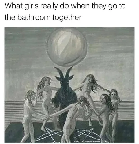 Girls Go to the Bathroom Together