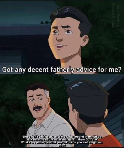 Fatherly Advice About Ships