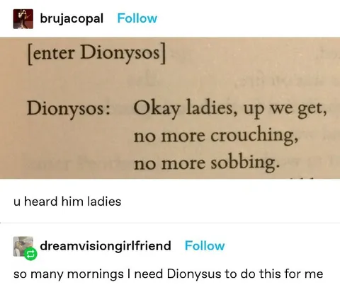 Dionysos Gets the Ladies Moving