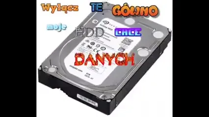 Dysk twardy chce danych