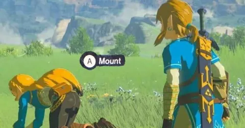 A Mount in Breath of the Wild