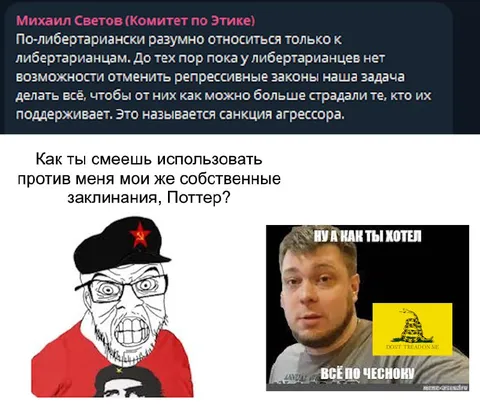 Санкция агрессора против либертарианцев