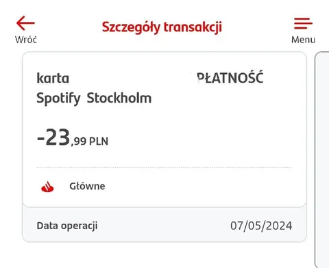Spotify pobiera pieniądze