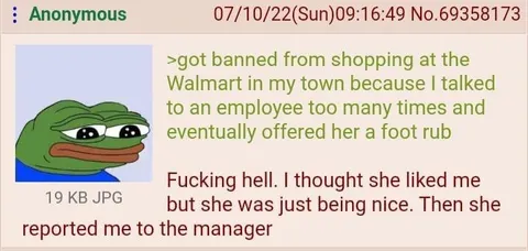 Walmart Foot Rub Ban