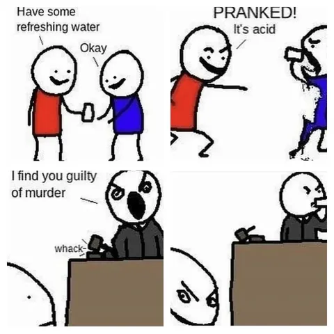 Refreshing Water Acid Prank