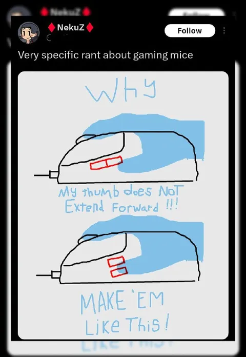 Very Specific Gaming Mouse Rant