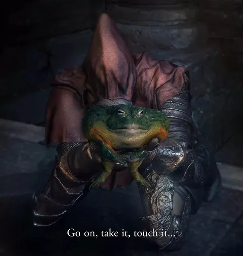 Go on, take it, touch it