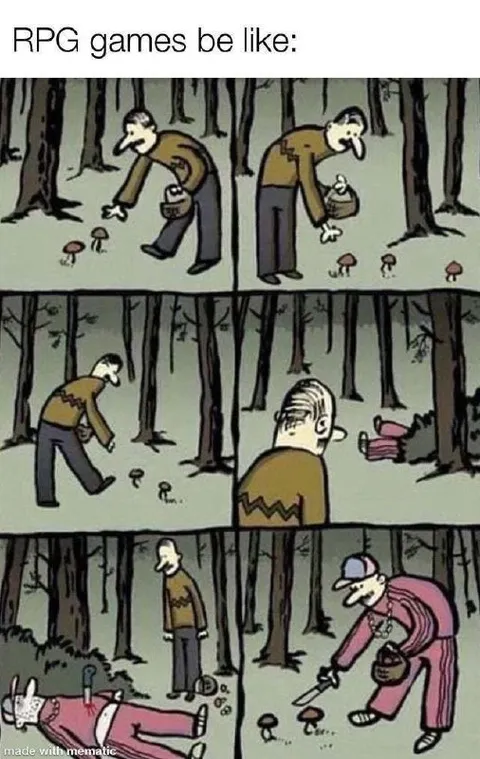 RPG Games Be Like Mushroom Quest