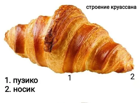 Строение круассана