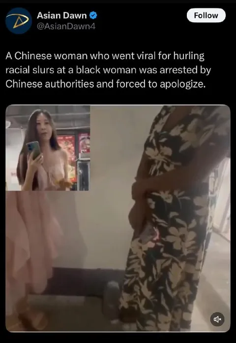 Chinese Woman Forced to Apologize
