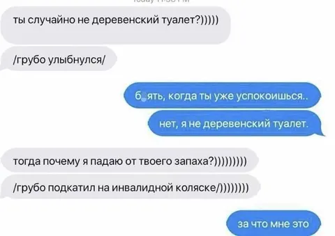 Деревенский туалет и запах