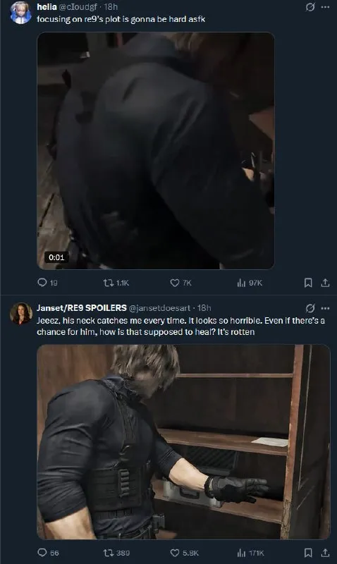 Leon’s Rotten Neck in RE9