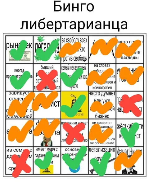 Бинго либертарианца