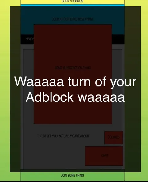 Turn Off Your Adblock