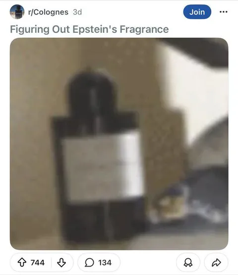 Figuring Out Epstein's Fragrance