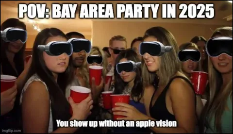 Bay Area Party Without Apple Vision