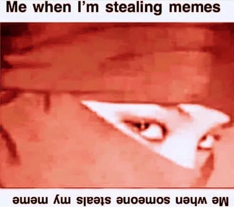Stealing Memes While Being Stolen From