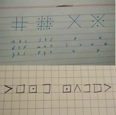 Pigpen cipher decoder