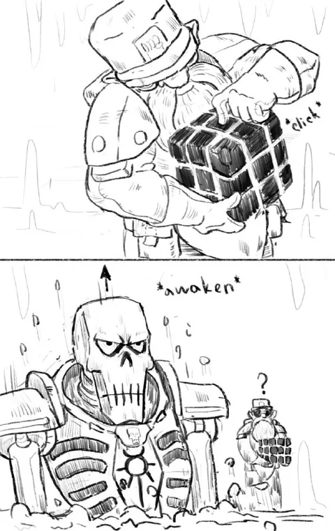 Accidentally Awakening the Necron