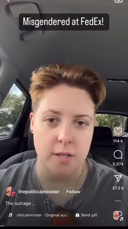 Misgendered at FedEx Cat Reaction