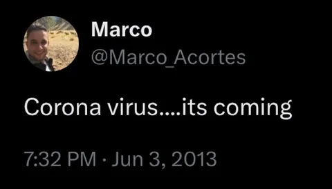 Coronavirus Was Predicted in 2013