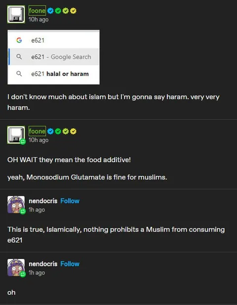 e621 Halal or Haram Confusion