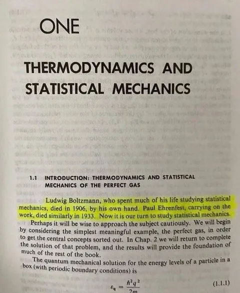 Thermodynamics Textbook Dark Joke